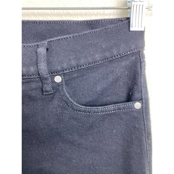 Express Black Editor Boot Low Rise Black Jean Women 2 Stretch Western Cowboy Y2K - Picture 11 of 14